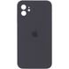 Чохол Silicone Case Square Full Camera Protective (AA) для Apple iPhone 11 (6.1"") (Сірий / Dark Gray)