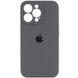 Чохол Silicone Case Full Camera Protective (AA) для Apple iPhone 15 Pro (6.1"") (Сірий / Dark Gray)