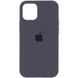 Уцінка Чохол Silicone Case Full Protective (AA) для Apple iPhone 14 Plus (6.7"") (Естетичний дефект / Сірий / Dark Grey)