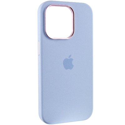 Уцінка Чохол Silicone Case Metal Buttons (AA) для Apple iPhone 13 Pro Max (6.7"") (Дефект упаковки / Блакитний / Cloud Blue)