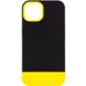 Чохол TPU+PC Bichromatic для Apple iPhone 11 (6.1"") (Black / Yellow)