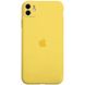 Чохол Silicone Case Full Camera Protective (AA) для Apple iPhone 12 (6.1"") (Жовтий / Yellow)