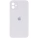 Уцінка Чохол Silicone Case Square Full Camera Protective (AA) для Apple iPhone 11 (6.1"") (Розкрита упаковка / Білий / White)