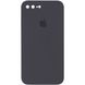 Чохол Silicone Case Square Full Camera Protective (AA) для Apple iPhone 7 plus / 8 plus (5.5"") (Сірий / Dark Gray)