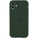Чохол Silicone Case Full Camera Protective (AA) для Apple iPhone 12 (6.1"") (Зелений / Cyprus Green)