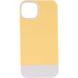 Чохол TPU+PC Bichromatic для Apple iPhone 11 (6.1"") (Creamy-yellow / White)