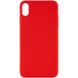 Силіконовий чохол Candy для Apple iPhone X / XS (5.8"") (Червоний)