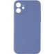 Силіконовий чохол Candy Full Camera для Apple iPhone 12 (6.1"") (Блакитний / Mist blue)