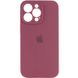 Чохол Silicone Case Full Camera Protective (AA) для Apple iPhone 15 Pro Max (6.7"") (Бордовий / Plum)