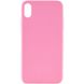 Силіконовий чохол Candy для Apple iPhone X / XS (5.8"") (Рожевий)