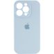 Чохол Silicone Case Full Camera Protective (AA) для Apple iPhone 15 Pro Max (6.7"") (Блакитний / Sweet Blue)