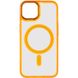 Чохол TPU Iris with MagSafe для Apple iPhone 12 Pro / 12 (6.1"") (Помаранчевий)