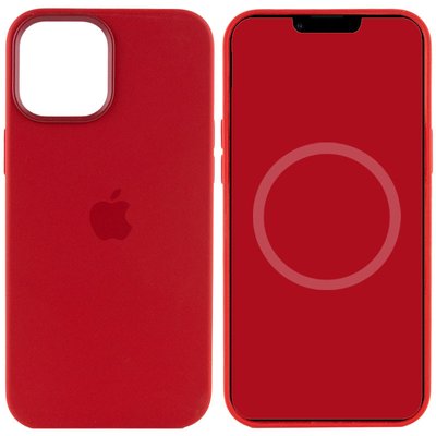 Чохол Silicone case (AAA) full with Magsafe and Animation для Apple iPhone 12 Pro Max (6.7"") (Червоний / Red)