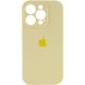 Чохол Silicone Case Full Camera Protective (AA) для Apple iPhone 15 Pro Max (6.7"") (Жовтий / Mellow Yellow)