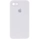Уцінка Чохол Silicone Case Square Full Camera Protective (AA) для Apple iPhone 7 / 8 / SE (2020) (Розкрита упаковка / Білий / White)