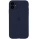 Чохол Silicone Case Full Camera Protective (AA) для Apple iPhone 12 (6.1"") (Темно-синій / Midnight blue)