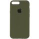 Чохол Silicone Case Full Protective (AA) для Apple iPhone 7 plus / 8 plus (5.5"") (Зелений / Dark Olive)