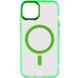 Чохол TPU Iris with MagSafe для Apple iPhone 12 Pro / 12 (6.1"") (Салатовий)