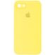 Уцінка Чохол Silicone Case Square Full Camera Protective (AA) для Apple iPhone 7 / 8 / SE (2020) (Розкрита упаковка / Жовтий / Yellow)