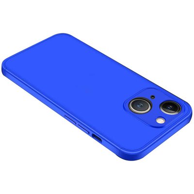 Пластикова накладка GKK LikGus 360 градусів (opp) для Apple iPhone 13 (6.1"") (Синій)