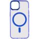 Чохол TPU Iris with MagSafe для Apple iPhone 12 Pro / 12 (6.1"") (Синій)