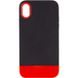 Чохол TPU+PC Bichromatic для Apple iPhone X / XS (5.8"") (Black / Red)
