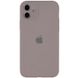 Чохол Silicone Case Full Camera Protective (AA) для Apple iPhone 12 (6.1"") (Сірий / Lavender)