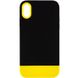 Чохол TPU+PC Bichromatic для Apple iPhone X / XS (5.8"") (Black / Yellow)