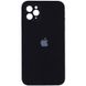 Уцінка Чохол Silicone Case Square Full Camera Protective (AA) для Apple iPhone 11 Pro Max (6.5"") (Розкрита упаковка / Чорний / Black)