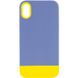 Чохол TPU+PC Bichromatic для Apple iPhone X / XS (5.8"") (Blue / Yellow)
