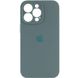 Чохол Silicone Case Full Camera Protective (AA) для Apple iPhone 15 Pro Max (6.7"") (Зелений / Pine green)
