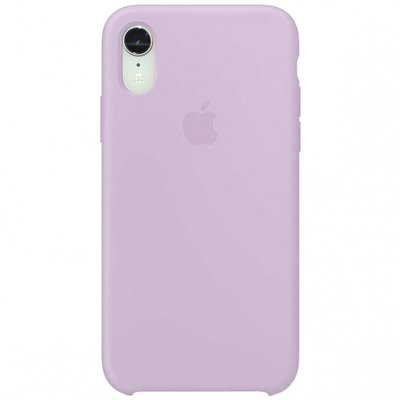 Чехол Silicone Case (AA) для Apple iPhone XR (6.1") (Серый / Lavender)