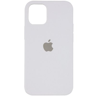 Чехол Silicone Case Full Protective (AA) для Apple iPhone 15 Pro Max (6.7") (Белый / White)
