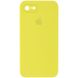 Чохол Silicone Case Square Full Camera Protective (AA) для Apple iPhone 6/6s (4.7"") (Жовтий / Bright Yellow)