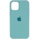 Чохол Silicone Case Full Protective (AA) для Apple iPhone 15 Pro Max (6.7"") (Бірюзовий / Marine Green)
