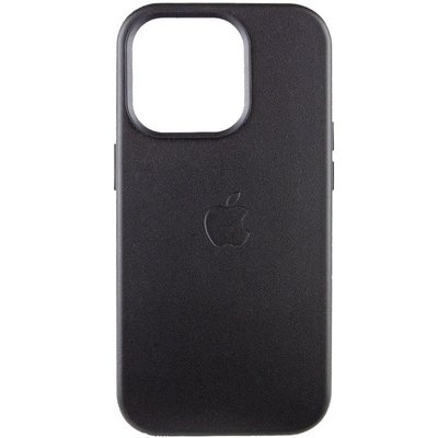 Шкіряний чохол Leather Case (AA Plus) with MagSafe для Apple iPhone 13 Pro Max (6.7"") (Black)
