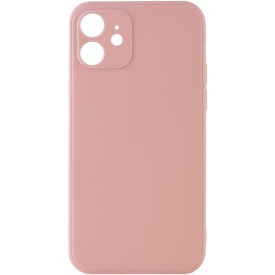 Уценка Силиконовый чехол Candy Full Camera для Apple iPhone 12 (6.1") (Эстетический дефект / Розовый / Pink Sand)