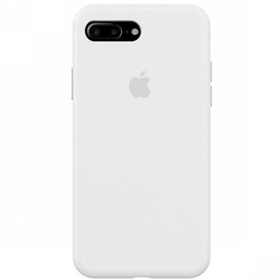 Уценка Чехол Silicone Case Full Protective (AA) для Apple iPhone 7 plus / 8 plus (5.5") (Эстетический дефект / Белый / White)