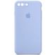 Чохол Silicone Case Square Full Camera Protective (AA) для Apple iPhone 7 plus / 8 plus (5.5"") (Блакитний / Lilac Blue)