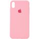 Чохол Silicone Case Full Protective (AA) для Apple iPhone X (5.8"") / XS (5.8"") (Рожевий / Pink)