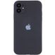 Чохол Silicone Case Full Camera Protective (AA) для Apple iPhone 12 (6.1"") (Сірий / Dark Gray)