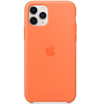 Уцінка Чохол Silicone case (AAA) для Apple iPhone 11 Pro (5.8"") (Естетичний дефект / Помаранчевий / Vitamin C)