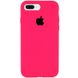 Чохол Silicone Case Full Protective (AA) для Apple iPhone 7 plus / 8 plus (5.5"") (Рожевий / Barbie pink)