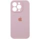 Чохол Silicone Case Full Camera Protective (AA) для Apple iPhone 15 Pro Max (6.7"") (Рожевий / Chalk Pink)