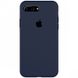 Чохол Silicone Case Full Protective (AA) для Apple iPhone 7 plus / 8 plus (5.5"") (Темний Синій / Midnight Blue)