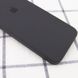 Чохол Silicone Case Square Full Camera Protective (AA) для Apple iPhone 7 / 8 / SE (2020) (4.7"") (Сірий / Dark Gray)