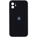 Чохол Silicone Case Square Full Camera Protective (AA) для Apple iPhone 11 (6.1"") (Чорний / Black)