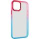 Чохол TPU+PC Fresh sip series для Apple iPhone 13 (6.1"") (Бірюзовий / Рожевий)