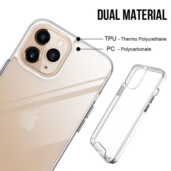 Чохол TPU Space Case transparent для Apple iPhone 15 Pro Max (6.7"") (Прозорий)