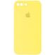 Чохол Silicone Case Square Full Camera Protective (AA) для Apple iPhone 7 plus / 8 plus (5.5"") (Жовтий / Yellow)